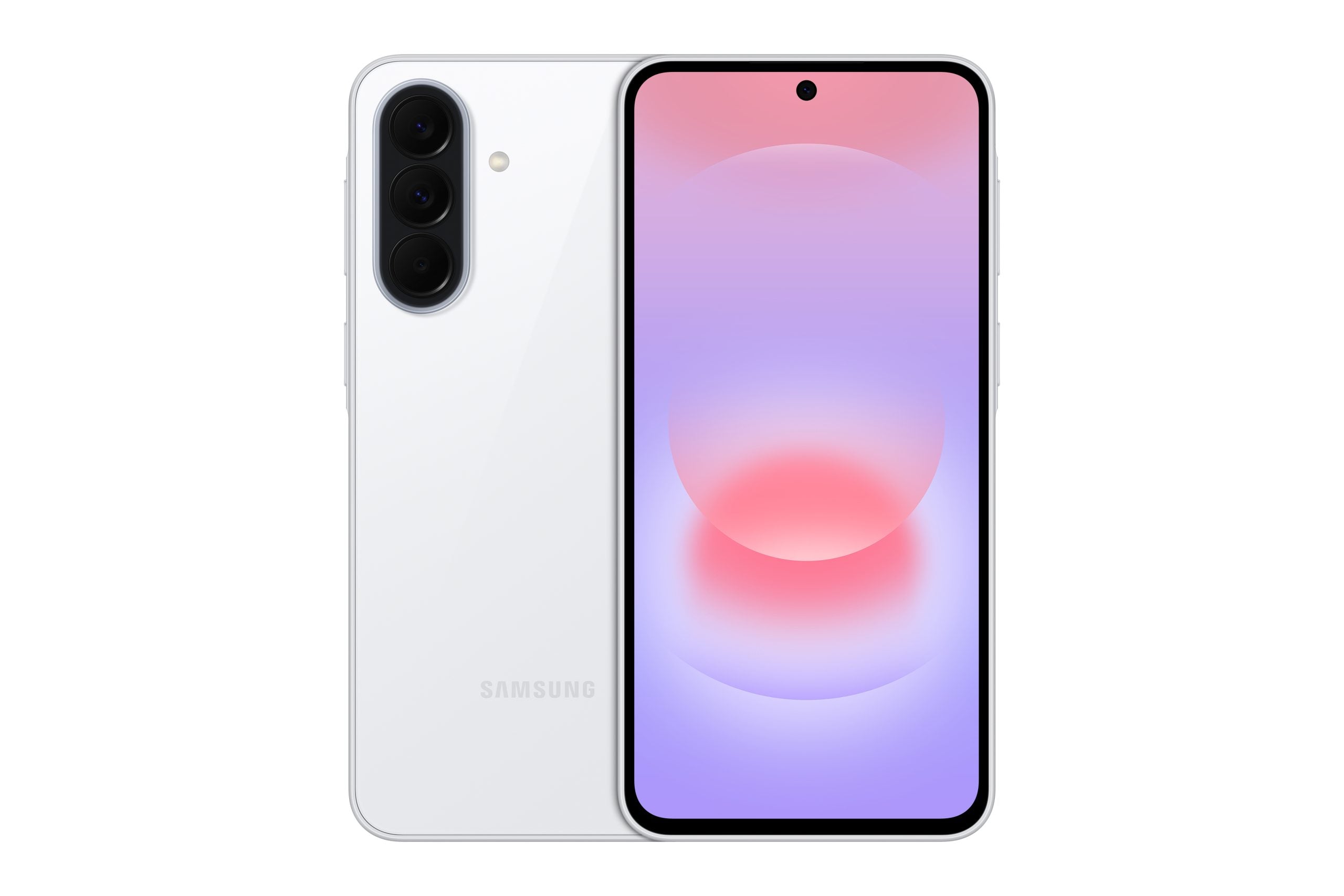 samsung a37,front back, white color
