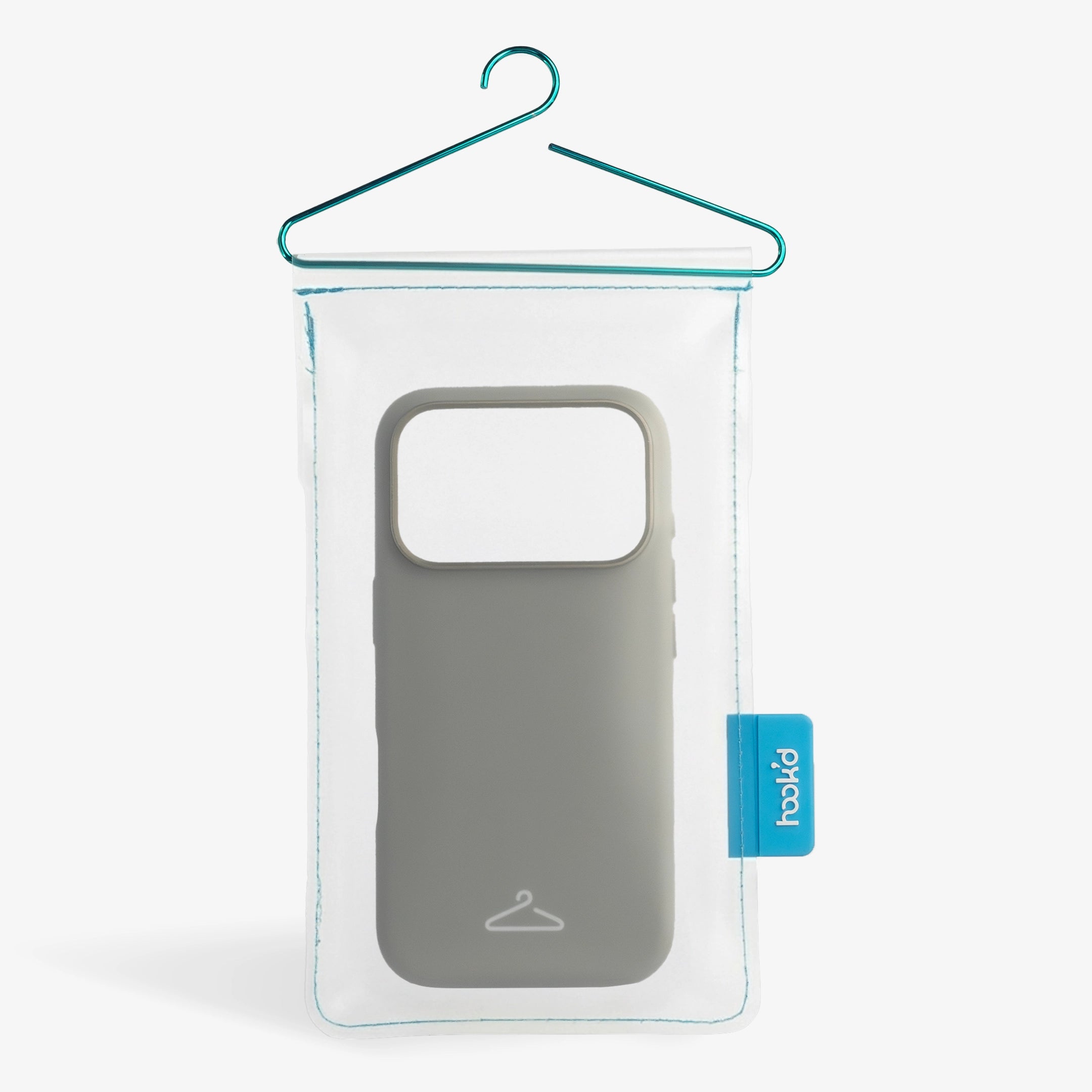 Hook’d iPhone 17 Pro MagSafe Silicone Case - Cool Grey