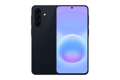 samsung a57, front back, navy color