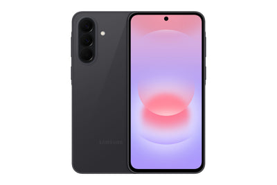samsung a37,front back, charcoal black color