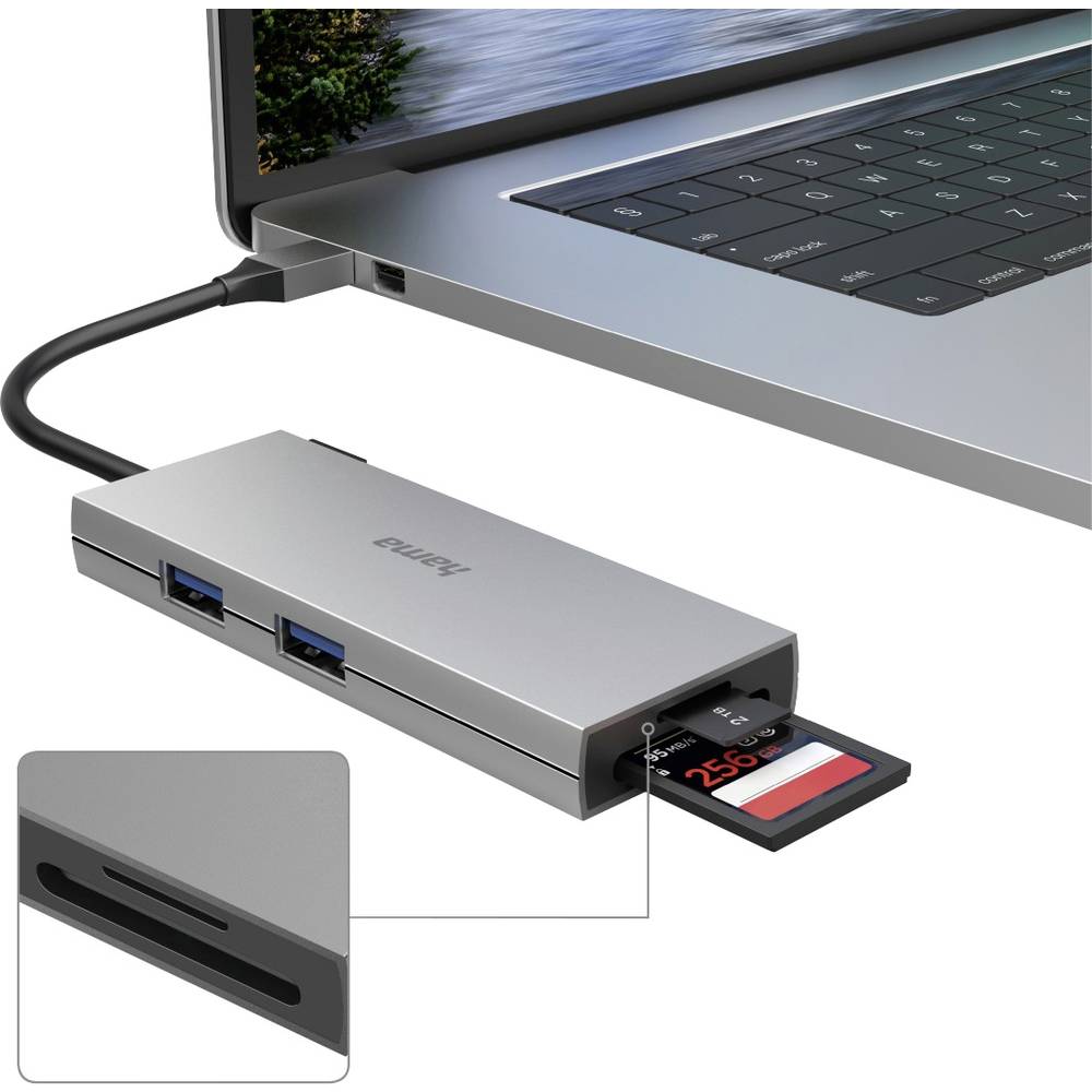 Hama USB-C Adapter 6 In 1