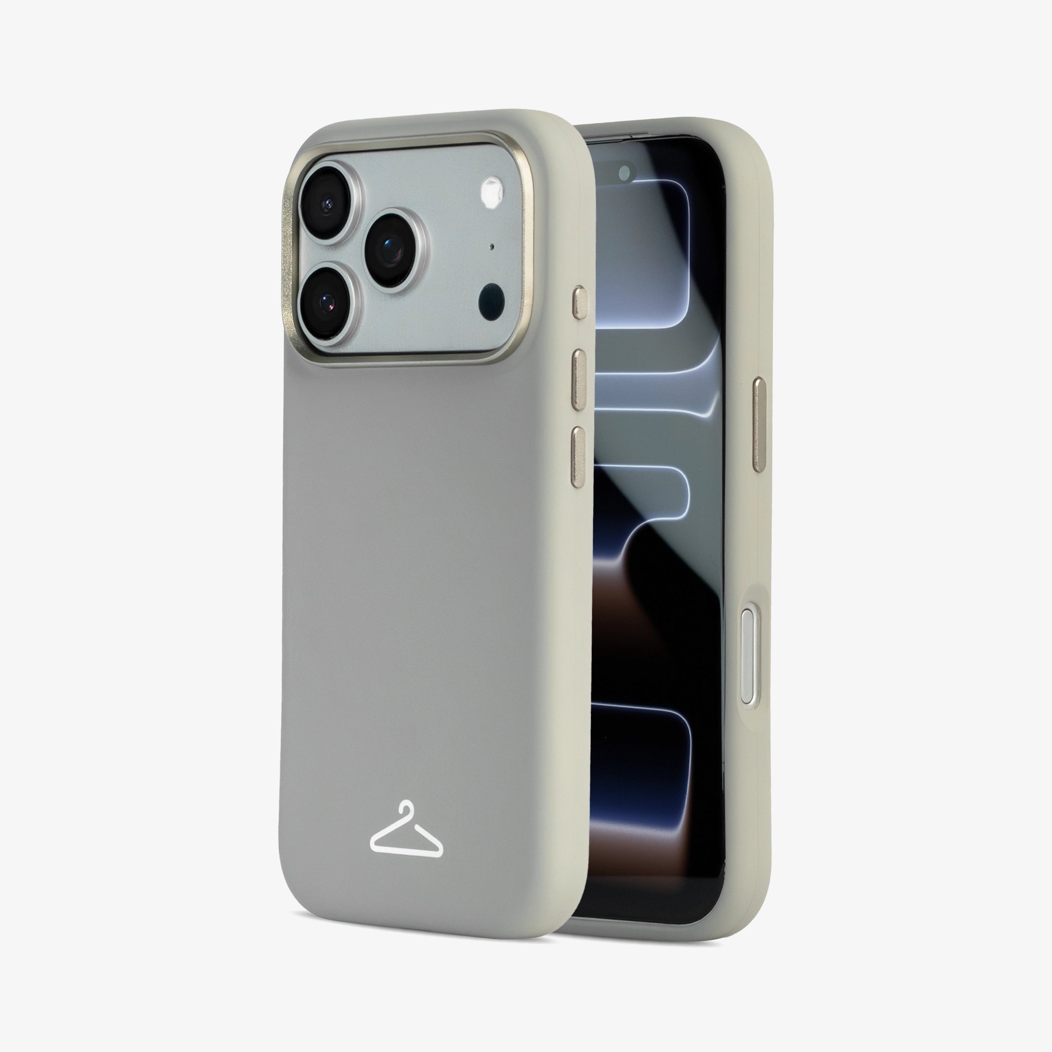 Hook’d iPhone 17 Pro MagSafe Silicone Case - Cool Grey