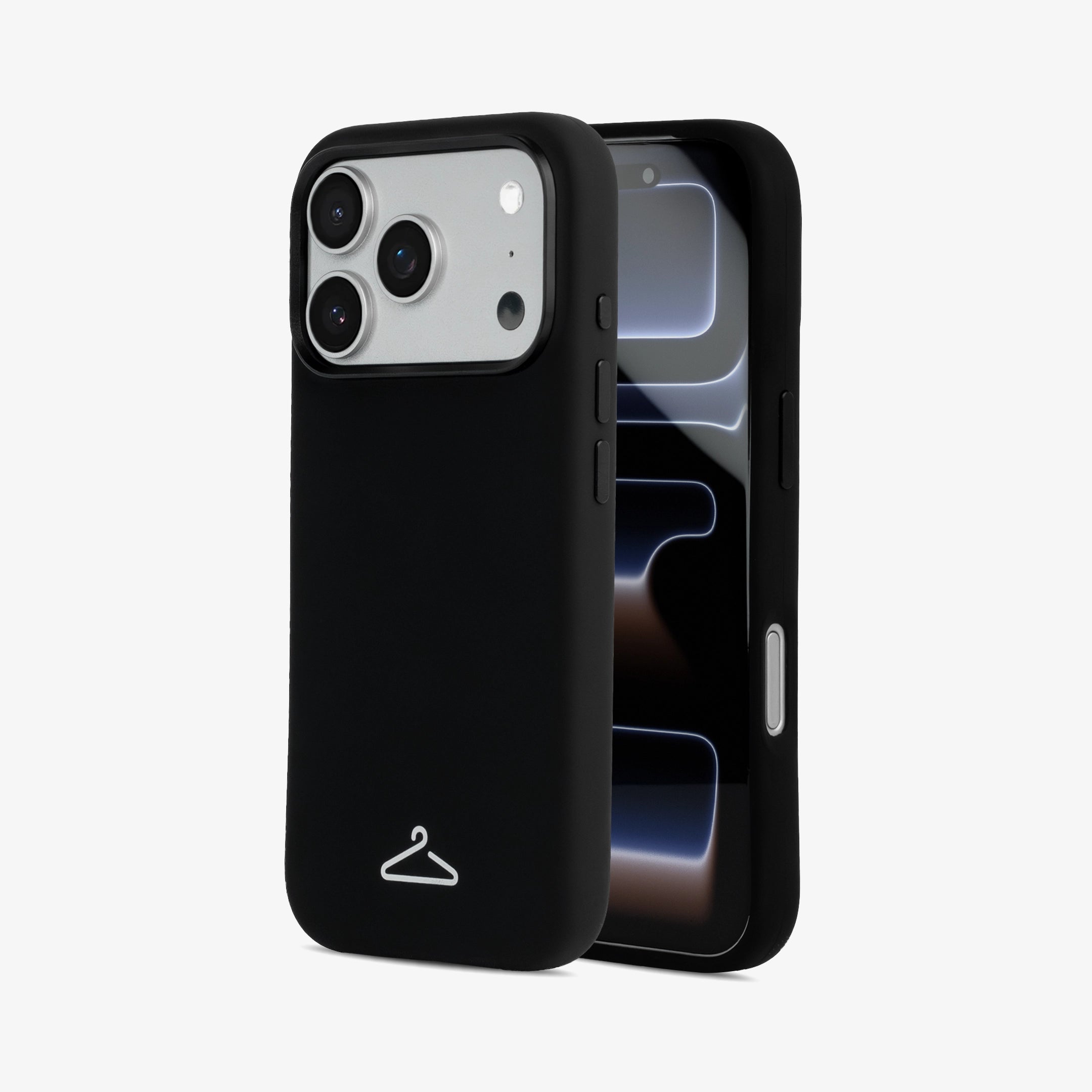 Hook’d iPhone 17 Pro MagSafe Silicone Case - Midnight Black