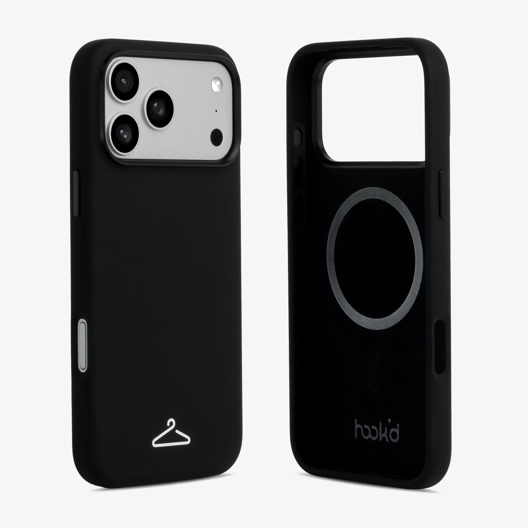 Hook’d iPhone 17 Pro Max Magsafe Silicone Case - Midnight Black