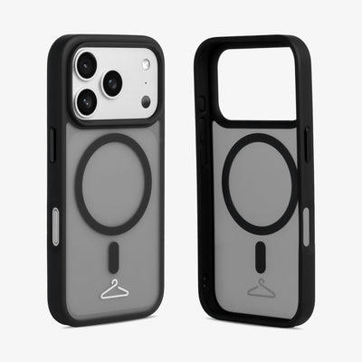 Hook’d iPhone 17 Pro Halo MagSafe Case - Midnight Black