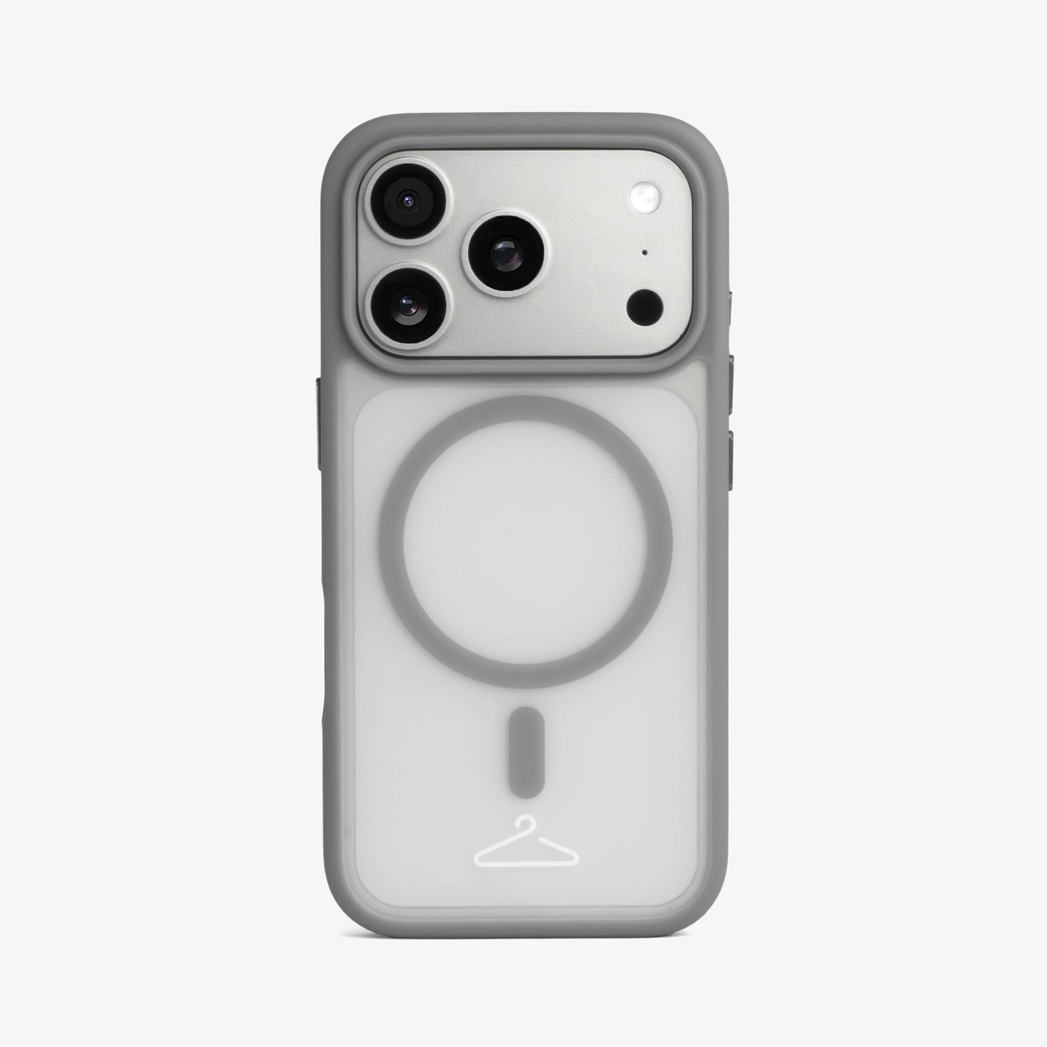 Hook’d iPhone 17 Pro MagSafe Halo Case - Cool Grey