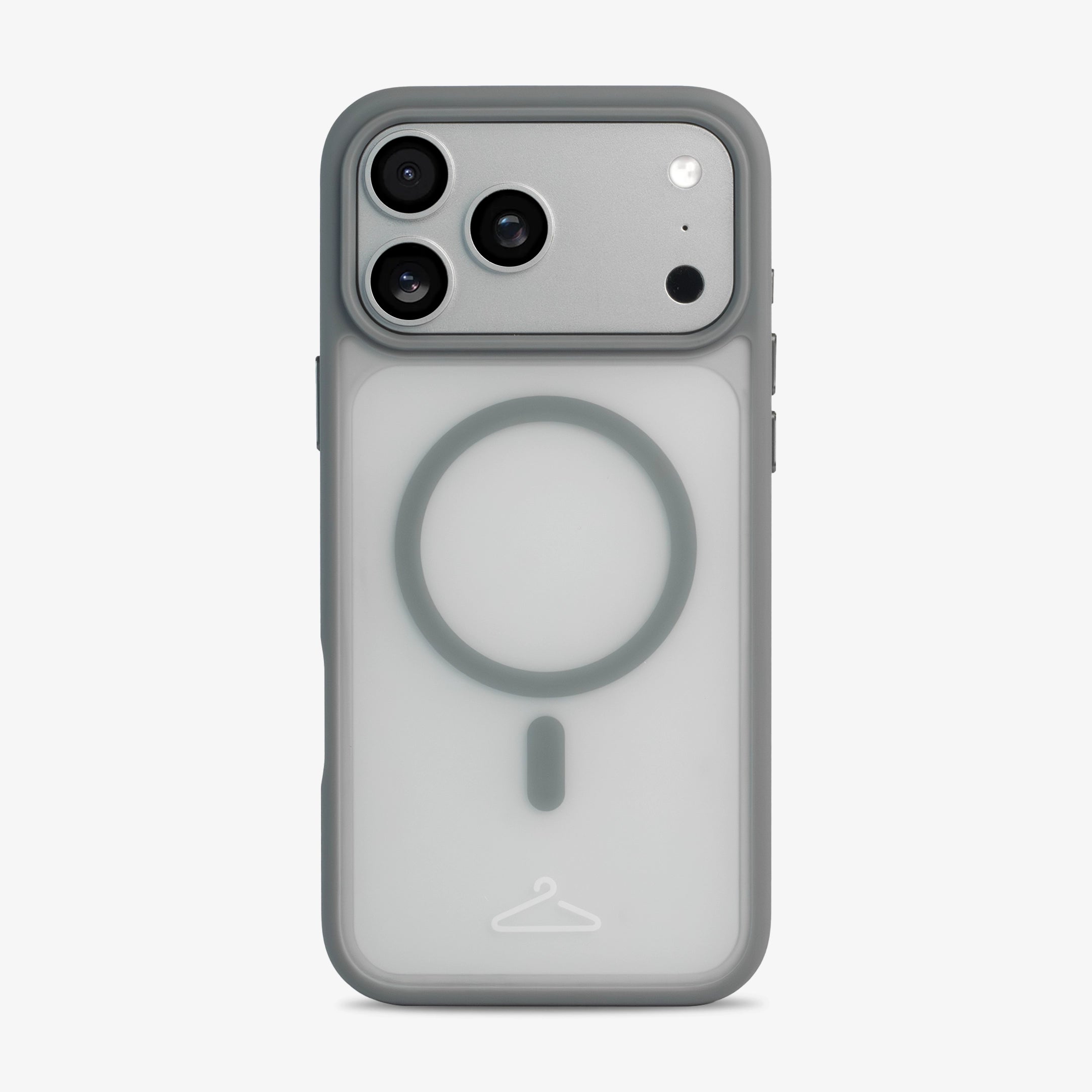 Hook’d iPhone 17 Pro Max MagSafe Halo Case - Cool Grey