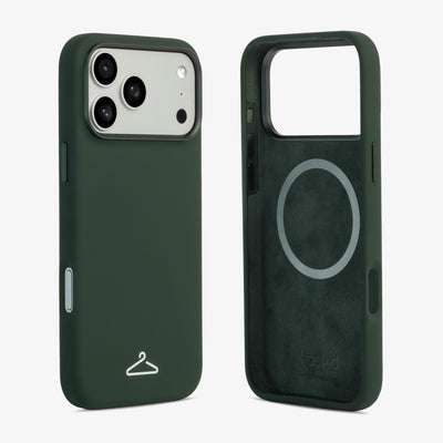 Hook’d iPhone 17 Pro Max Silicone Magsafe Case - Moss Green