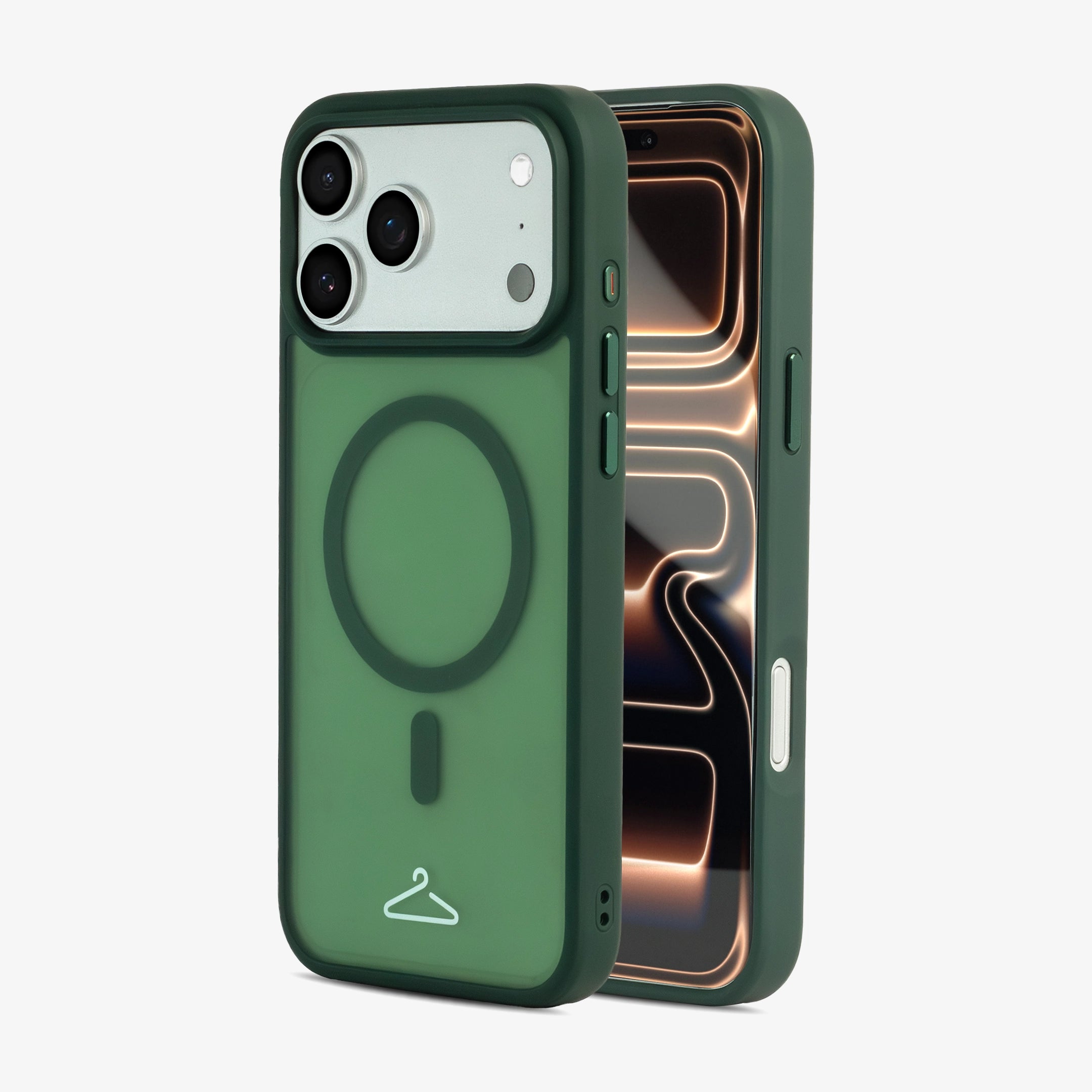 Hook’d iPhone 17 Pro Max MagSafe Halo Case - Moss Green