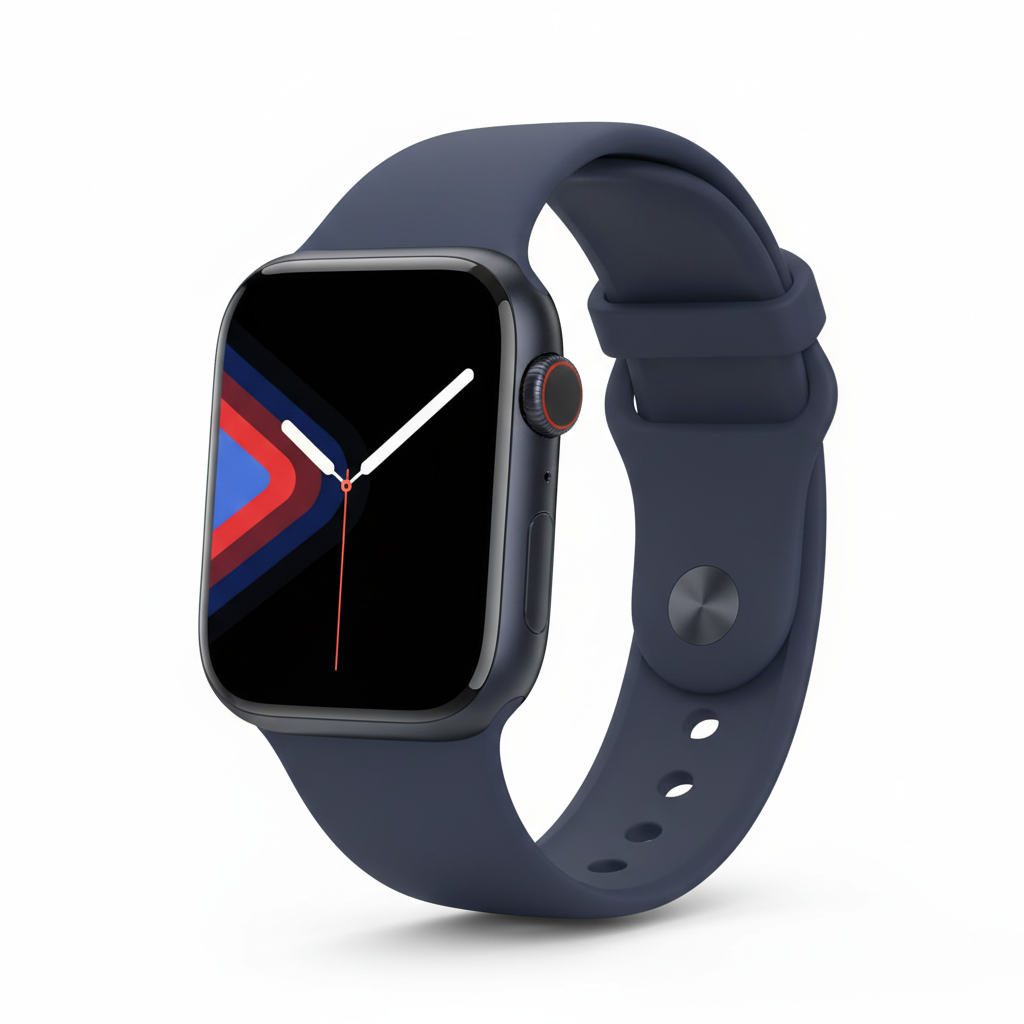 Apple Watch Series 9 in midnight aluminium