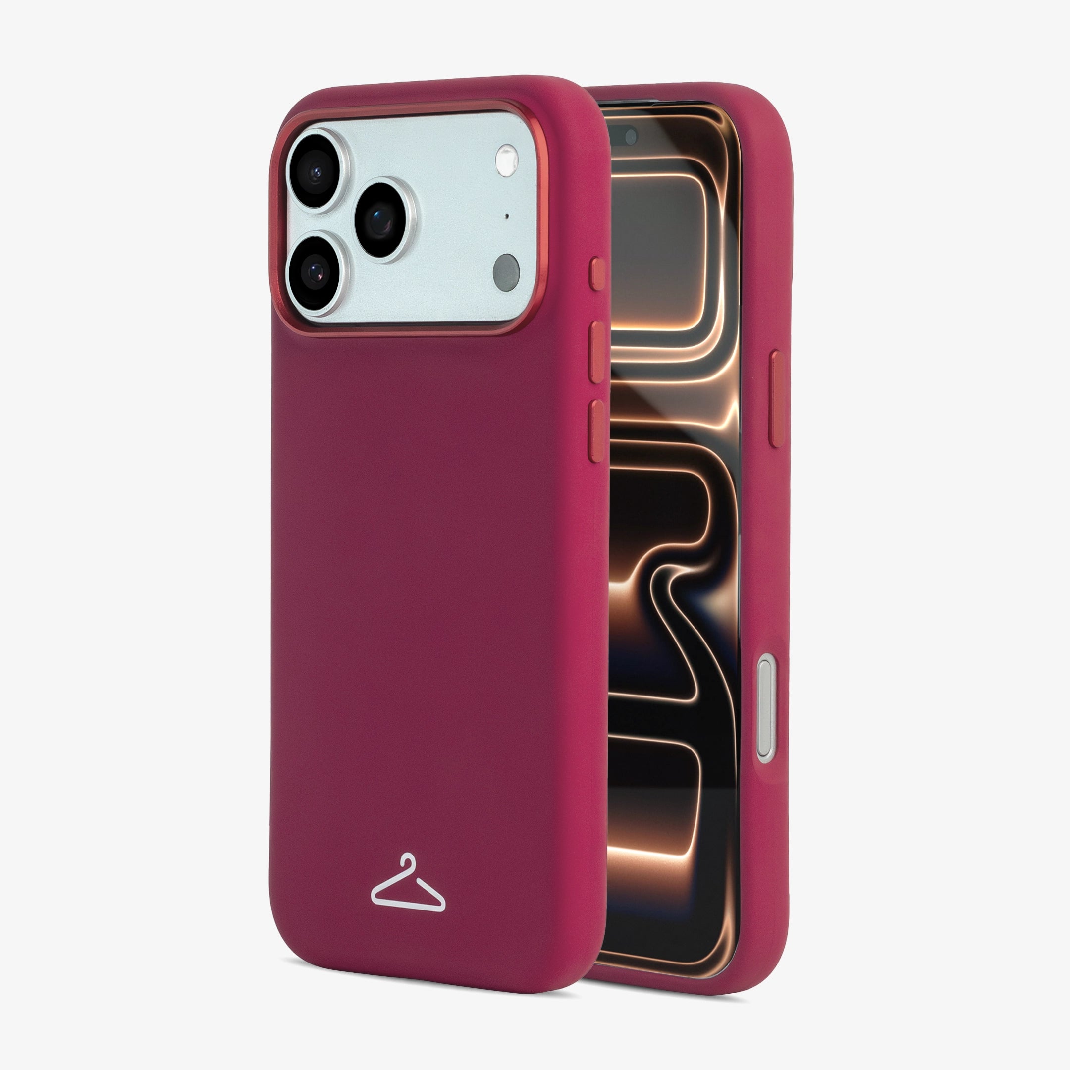 Hook’d iPhone 17 Pro Max Silicone Magsafe Case - Bloom Red